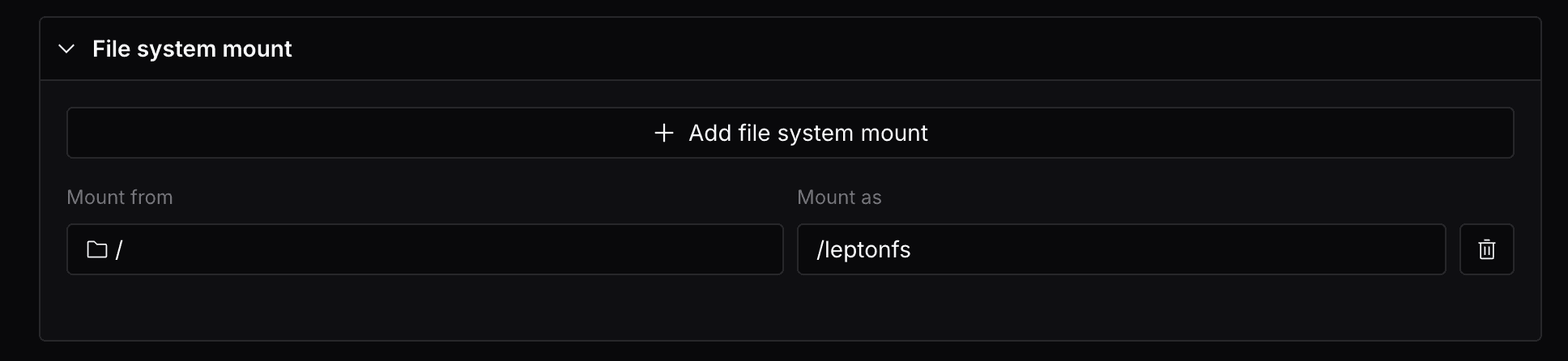 file system