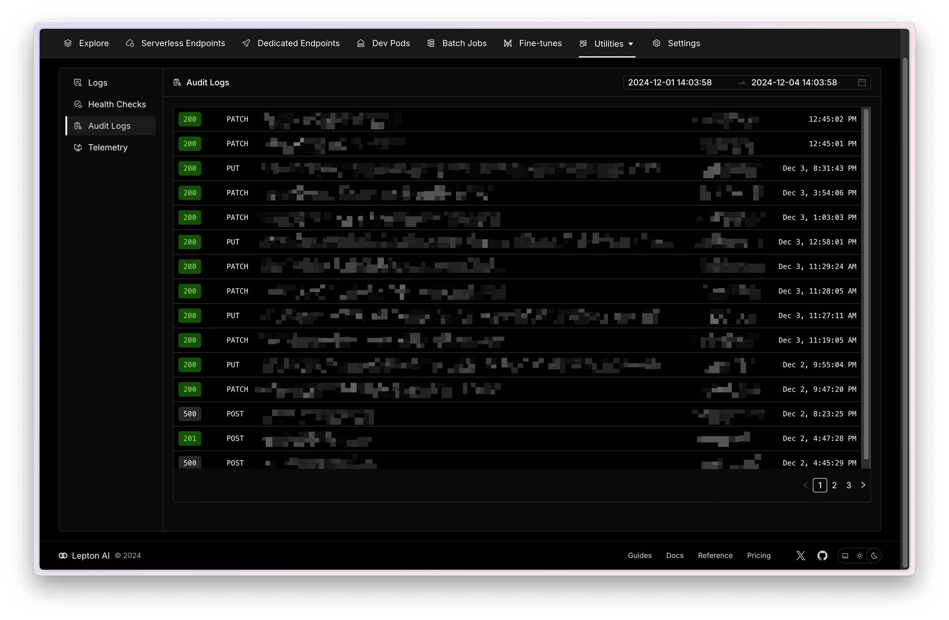 Audit Logs